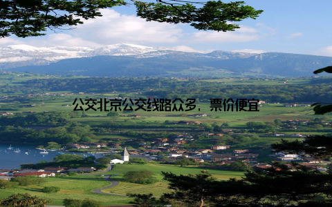 公交北京公交线路众多, 票价便宜