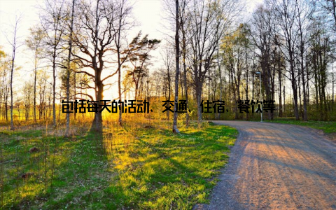 包括每天的活动、交通、住宿、餐饮等