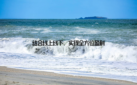 结合线上线下, 实现全方位盈利