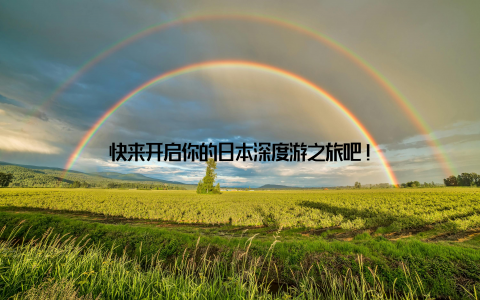 快来开启你的日本深度游之旅吧!