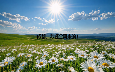 成都, 我还会再来的!